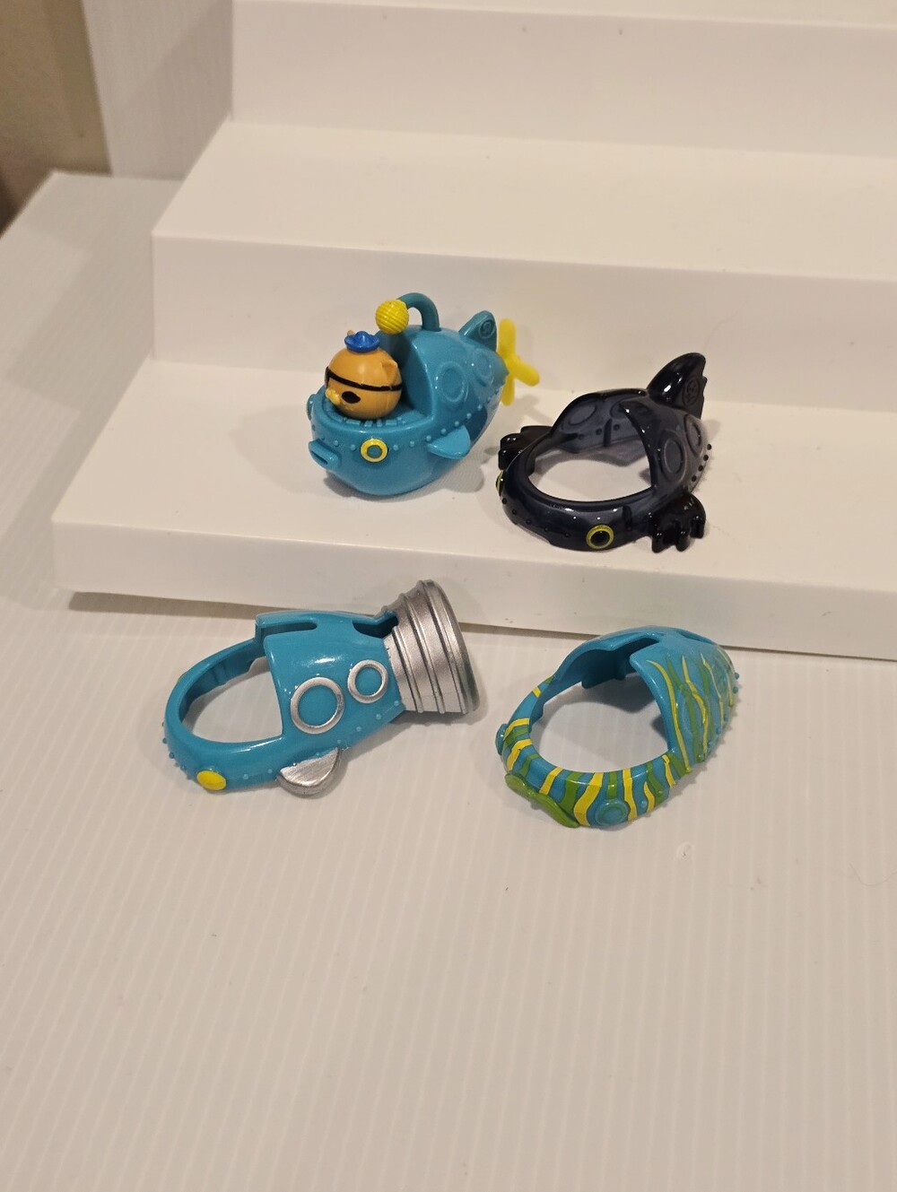 Octonauts Mission Ready Speeders Gup-A Kwazzi Snap On Complete Set